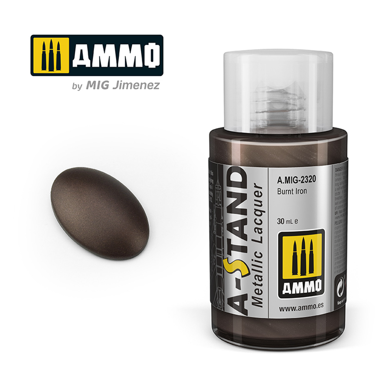 AMIG2320 - A-Stand Lacquer Paint 30ml - Burnt Iron