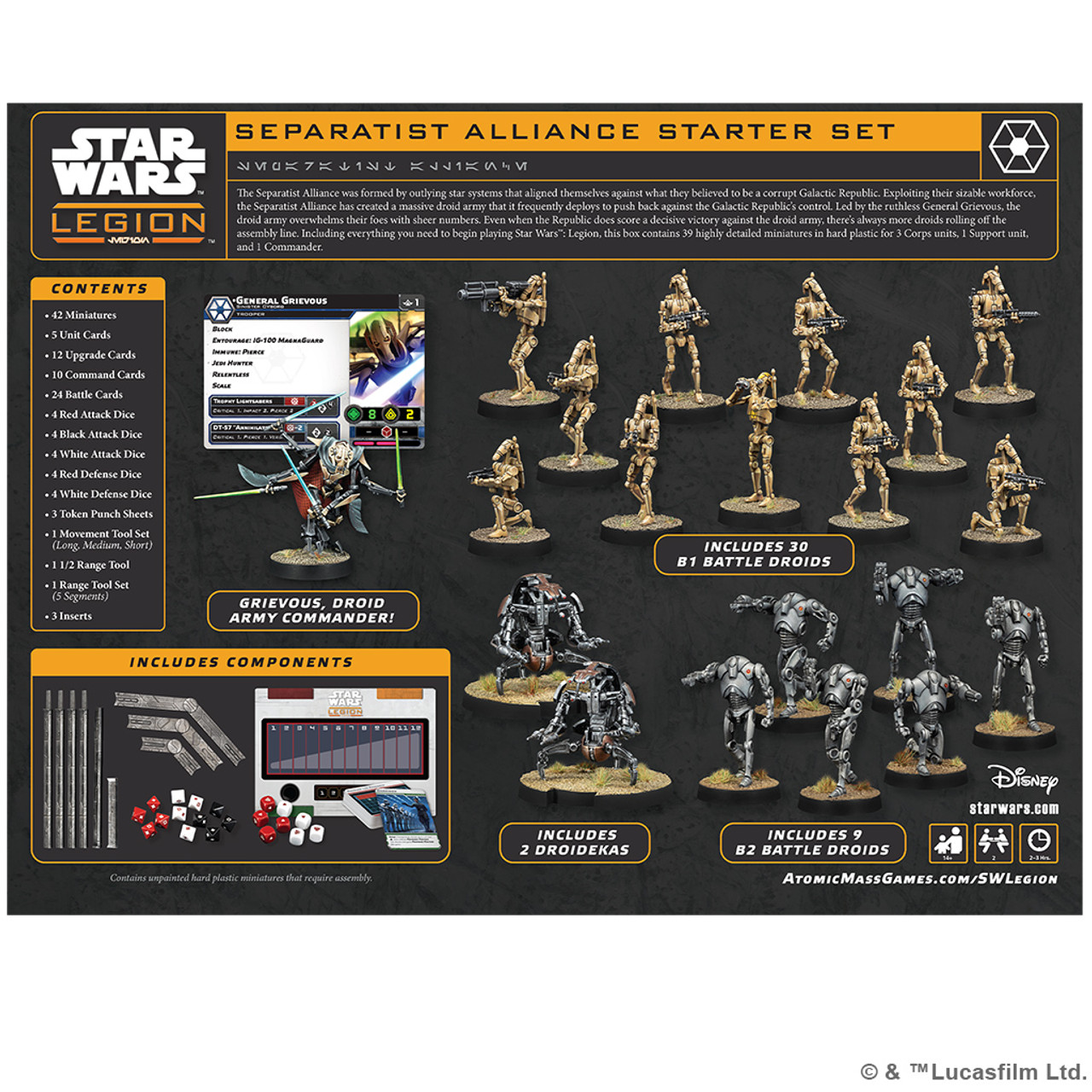 SWQ028 - Star Wars Legion: Separatist Alliance Starter Set