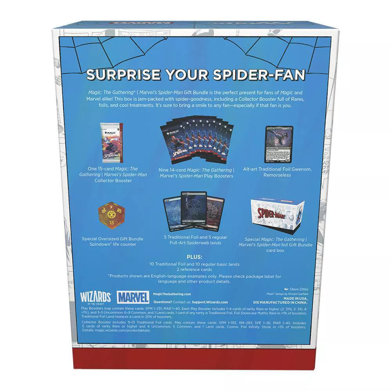 Magic the Gathering CCG: Marvel`s Spider Man Gift Bundle Magic the Gathering CCG: Marvel`s Spider Man Gift Bundle
