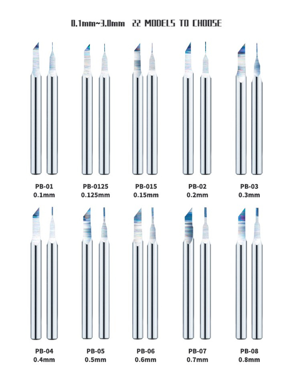 0.15MM Tungsten Steel Push Broach Chisel
