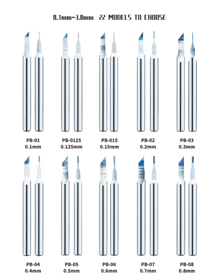 0.1MM Tungsten Steel Push Broach Chisel