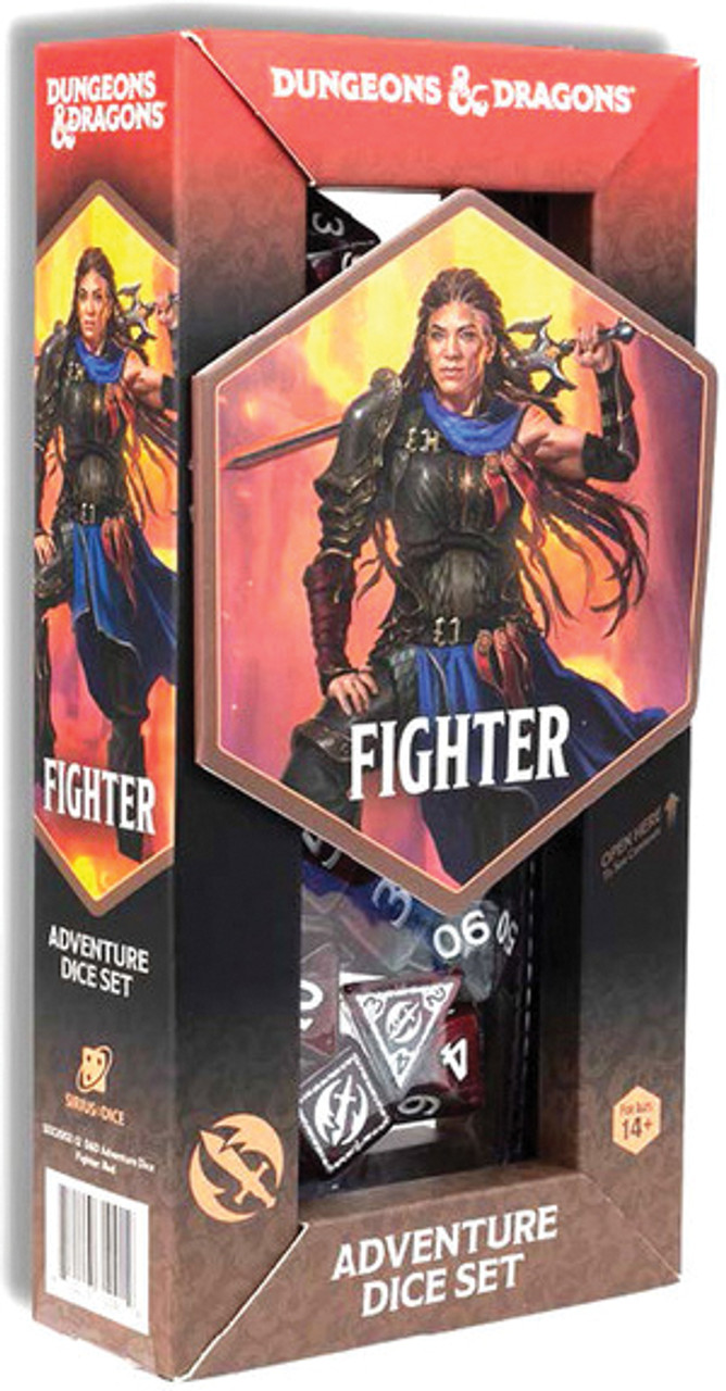 Dungeons & Dragons: Adventure Dice - Fighter Red (NEW) Dungeons & Dragons: Adventure Dice - Fighter Red (NEW)