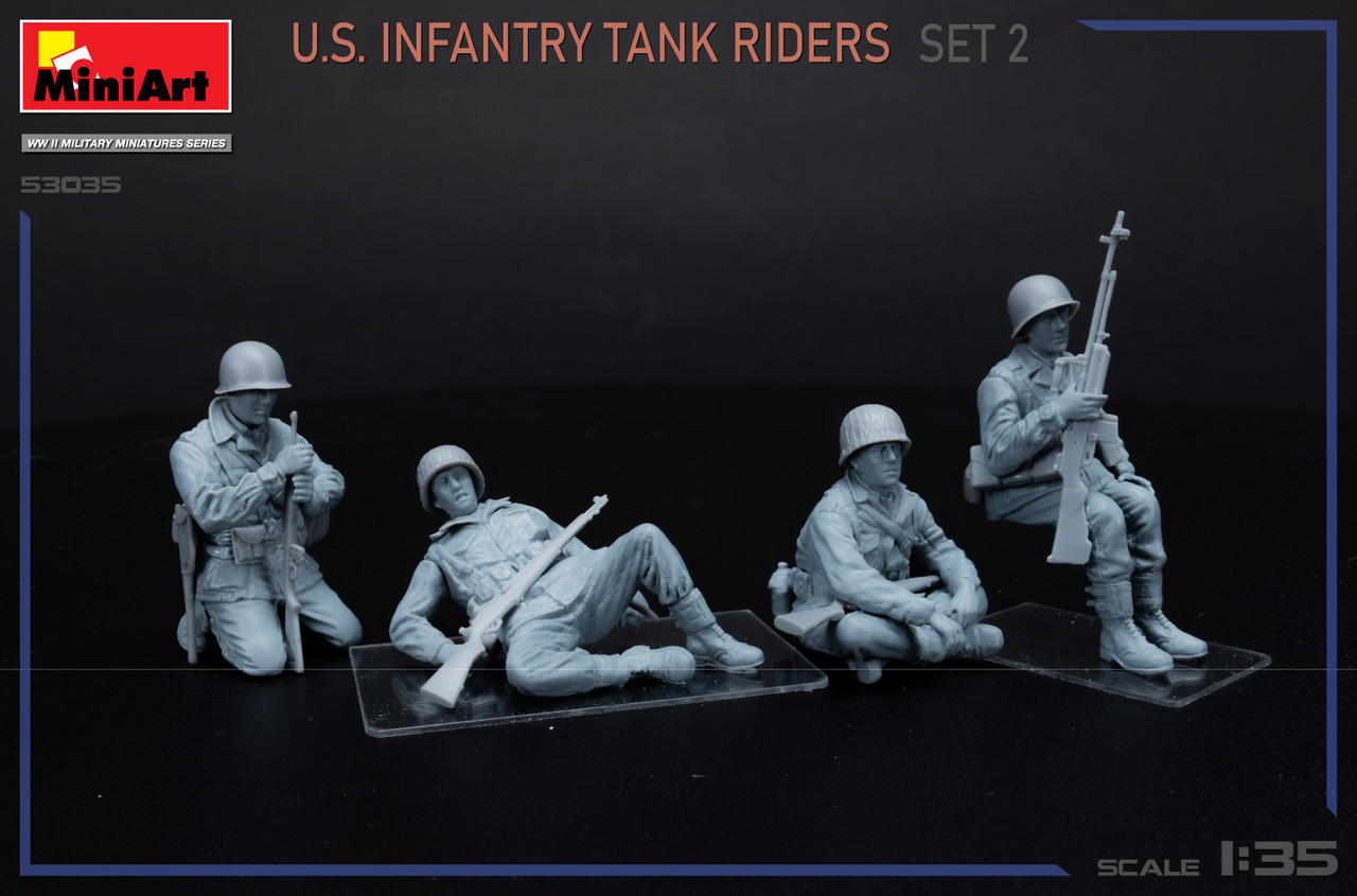 1/35 WWII U.S. Infantry Tank Riders Set 2 -