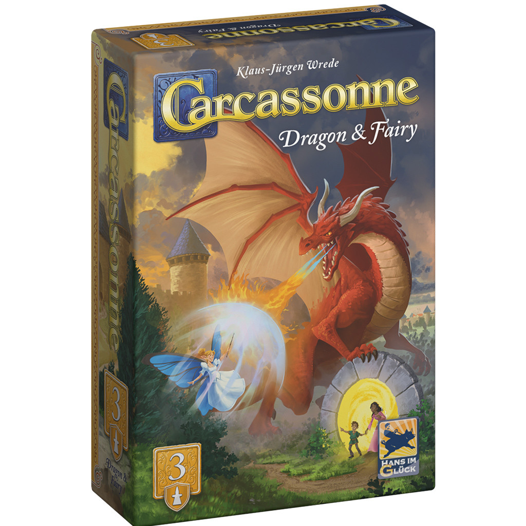 Carcassonne Exp 3: Dragons & Fairy