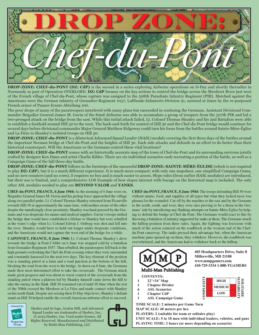 Drop Zone: Chef-du-Pont