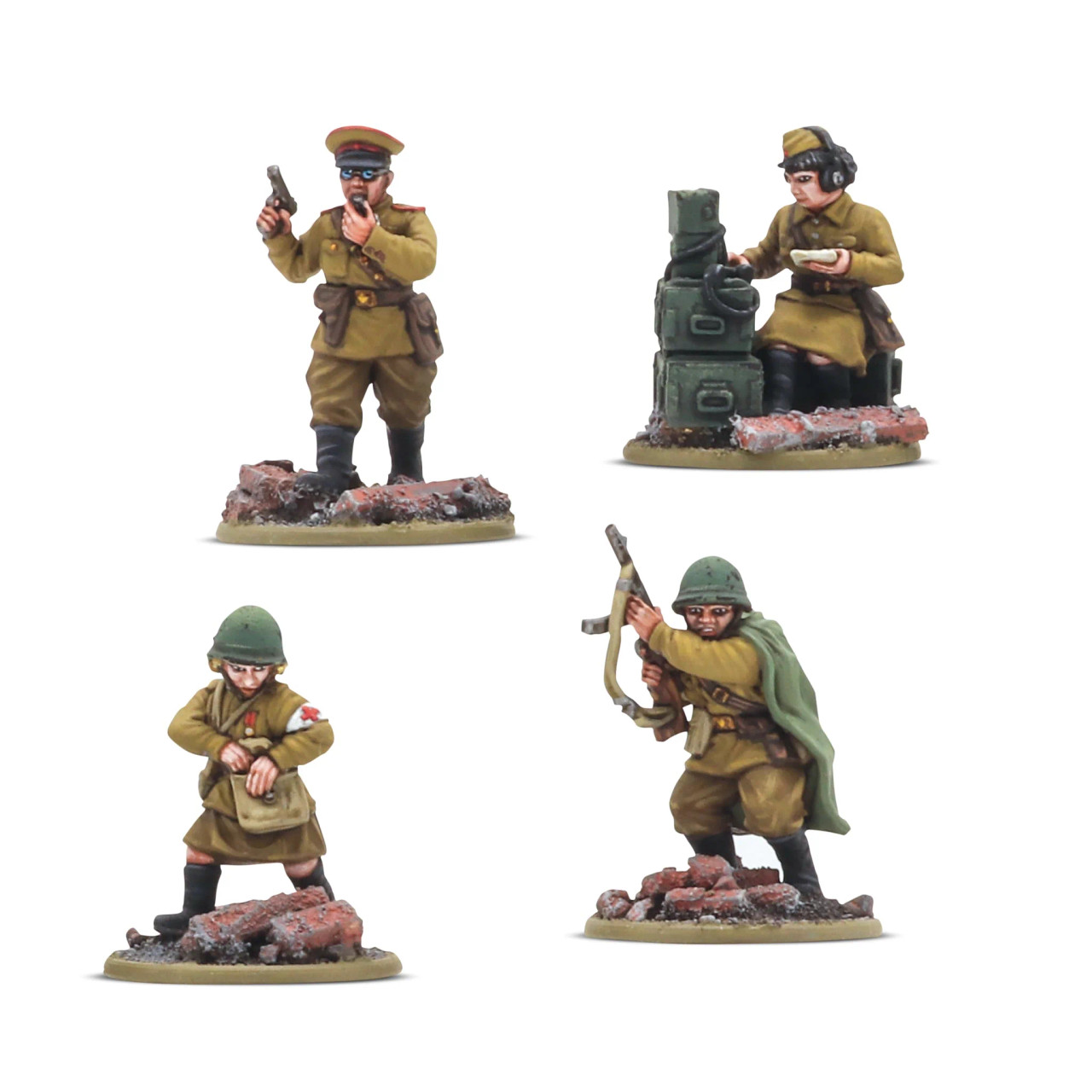 Bolt Action: Soviets - Infantry HQ Bolt Action: Soviets - Infantry HQ