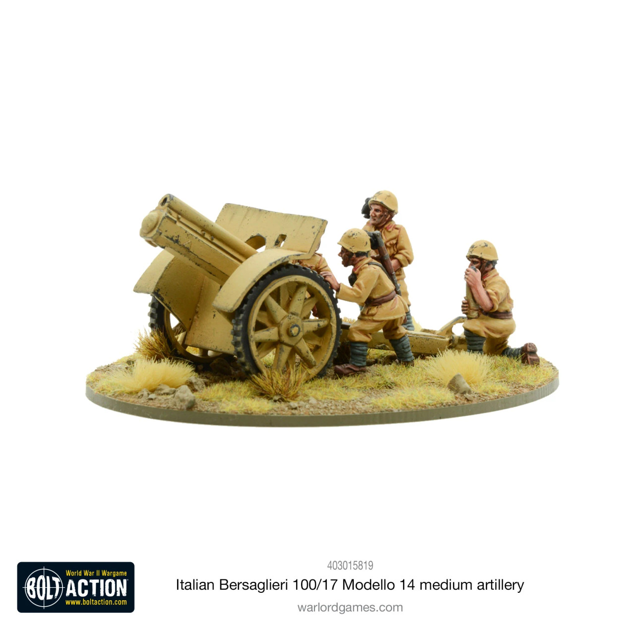 Bolt Action: Italians - Bersaglieri 100/17 Modello 14 medium artillery