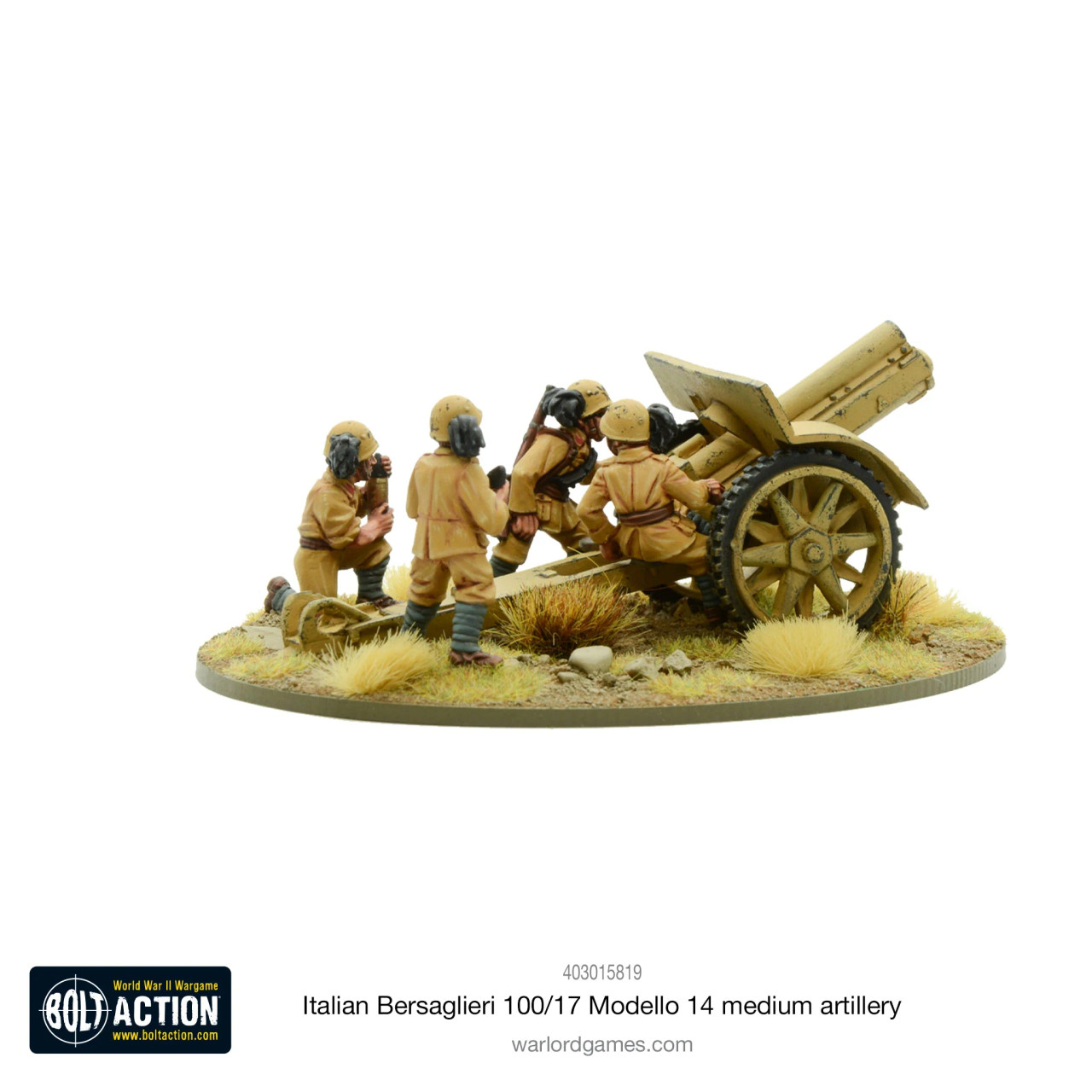 Bolt Action: Italians - Bersaglieri 100/17 Modello 14 medium artillery