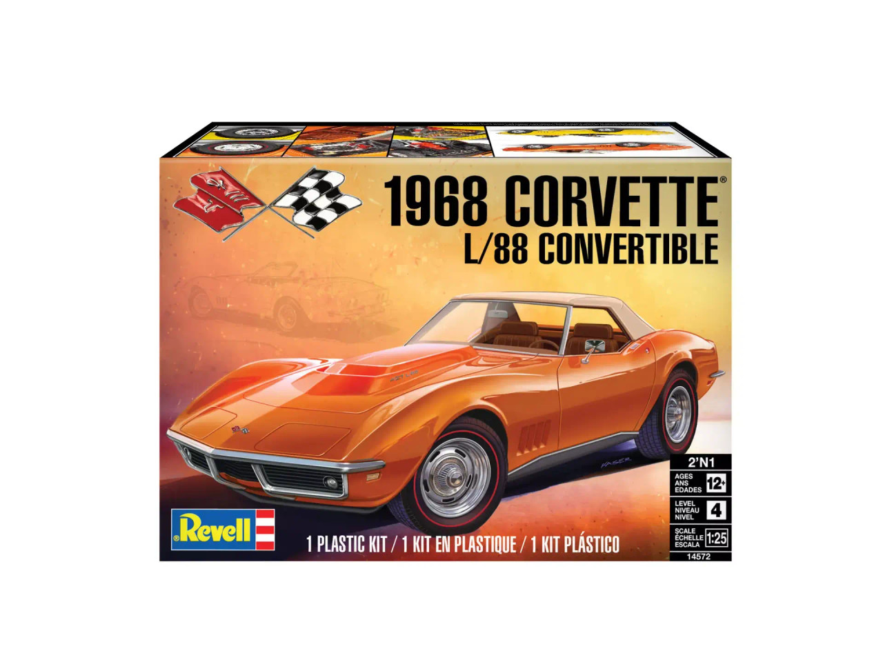 1/25 ’68 Corvette L/88 Convertible 2’N1