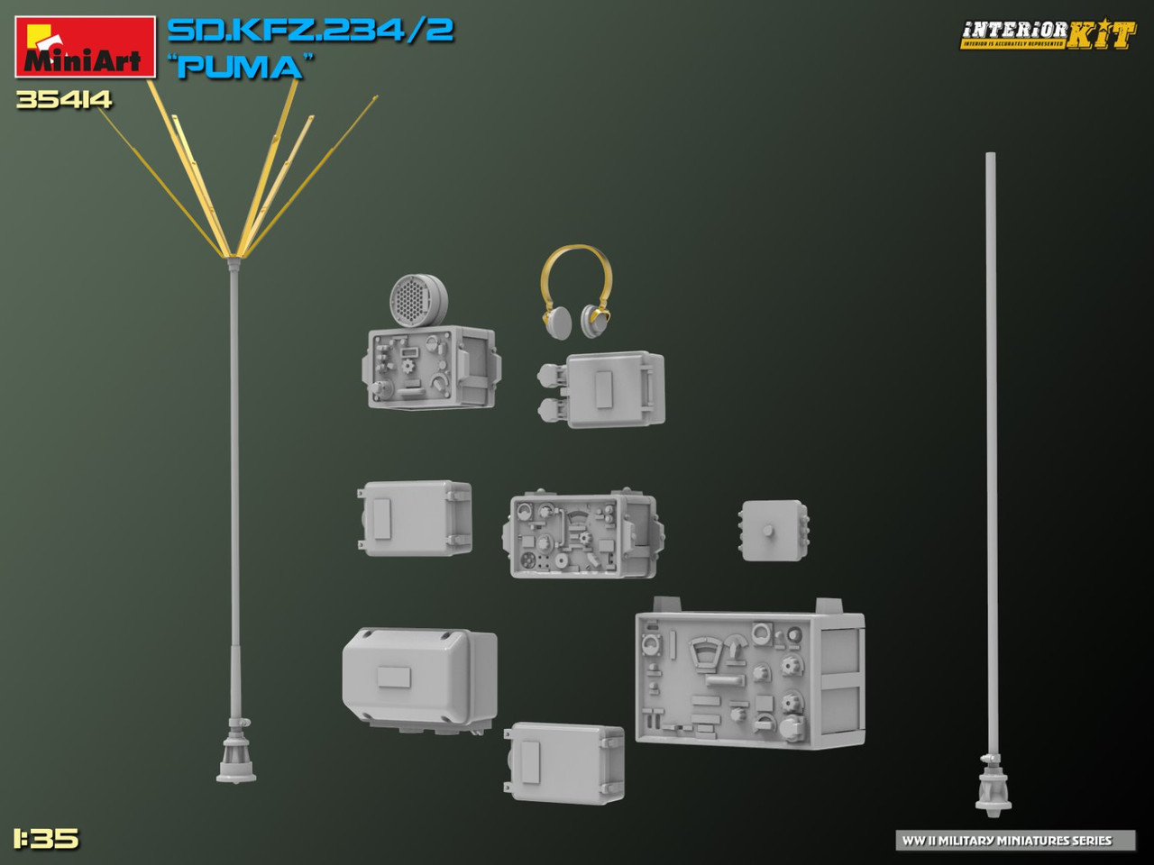 1/35 Sd.Kfz. 234/2 Puma. w/ Interior Kit
