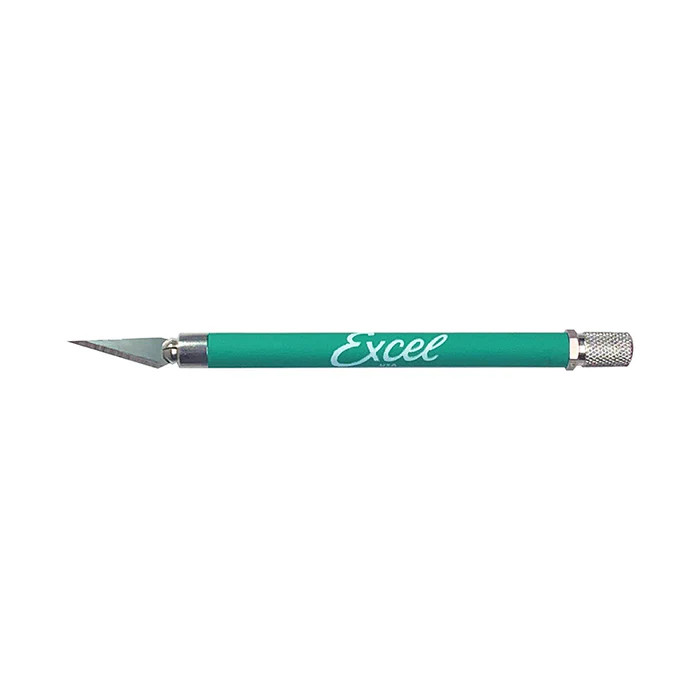 Excel K18 Grip-On Knife Green with Safety Cap - 16022