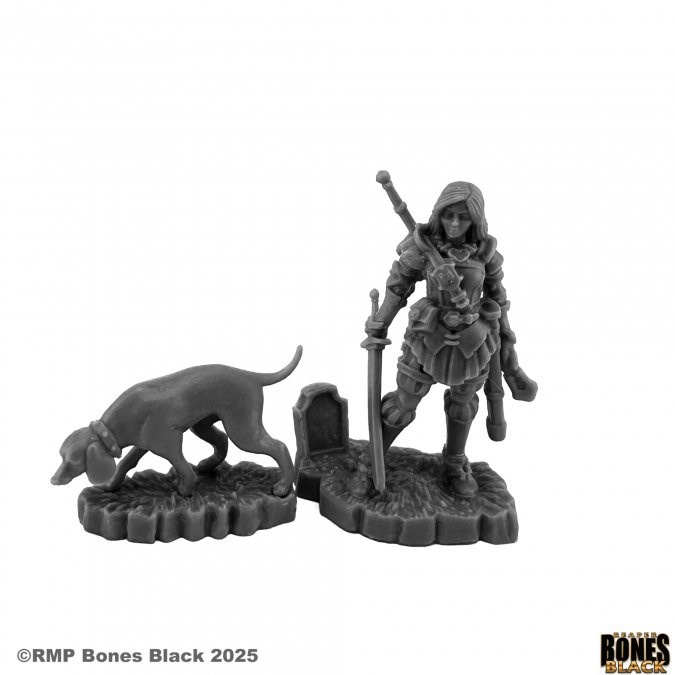 44248 - Bones Black: Catalina and Hugo Female Ranger and Hound
