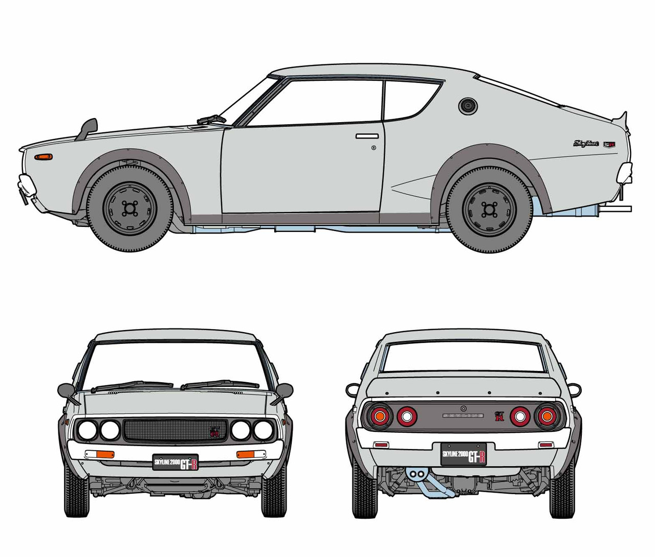 1/24 NISSAN SKYLINE 2000GT-R (KPGC110) "DETAIL UP VERSION"