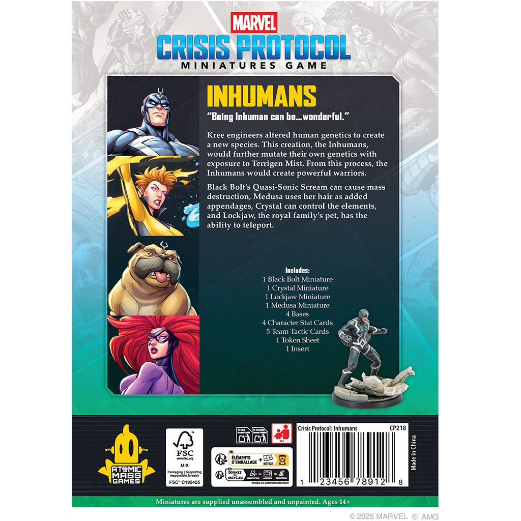 [PREORDER] CP218 - MARVEL CRISIS PROTOCOL: Inhumans Affiliation Pack
