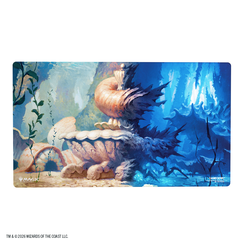 Magic: The Gathering | Lorwyn Eclipsed Shiny Playmat - Hallowed Fountain