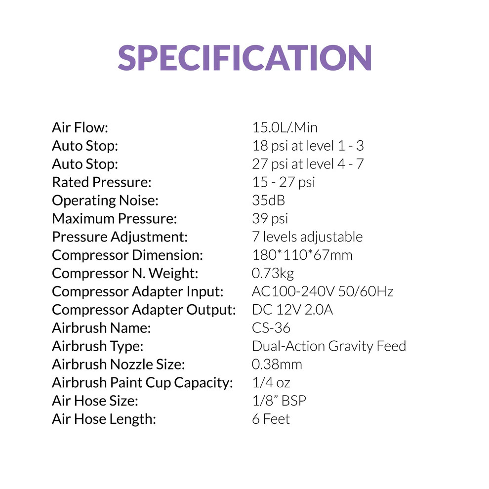 Ambition Series GTS-06 Serenair Mini Compressor