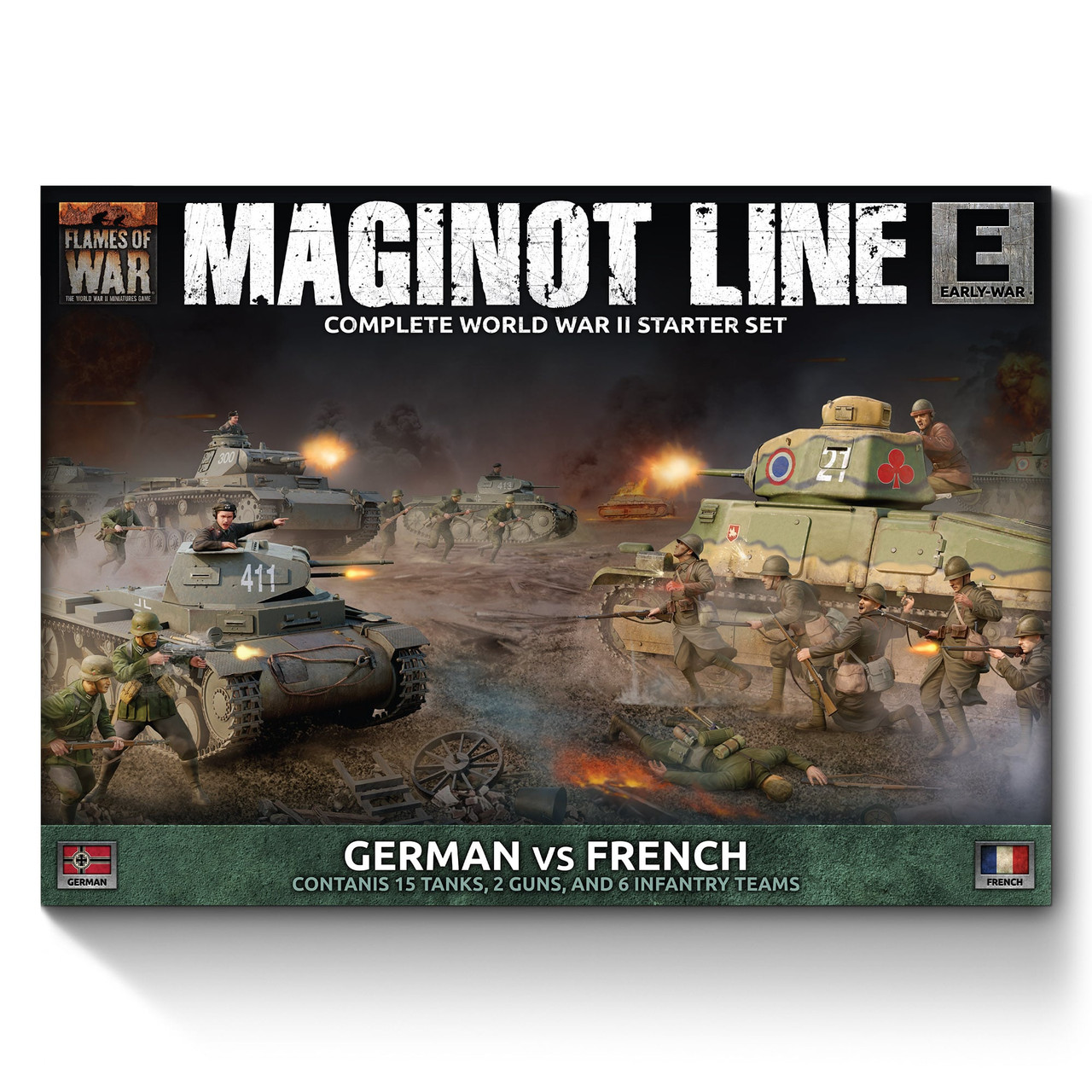 15mm Maginot Line - German vs French Starter Set