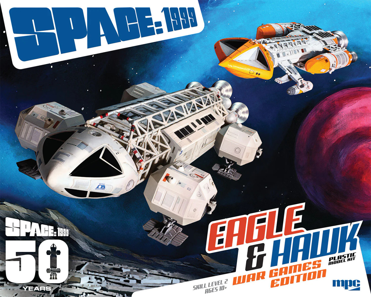 1/72 Space 1999: Eagle Transporter & Hawk Spacecraft War Games Edition