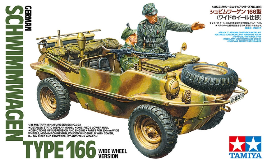 [PREORDER] 1/35 Schwimmwagen Type 166 Wide Wheel Version