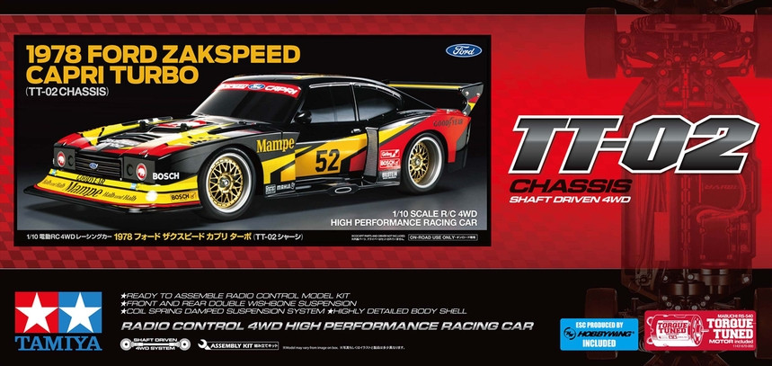 1/10 R/C 1978 Ford Zakspeed Capri Turbo 4WD (TT-02) - Brookhurst