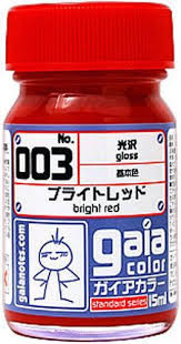 Gaia Base Color 003 Gloss Bright Red - 15ml
