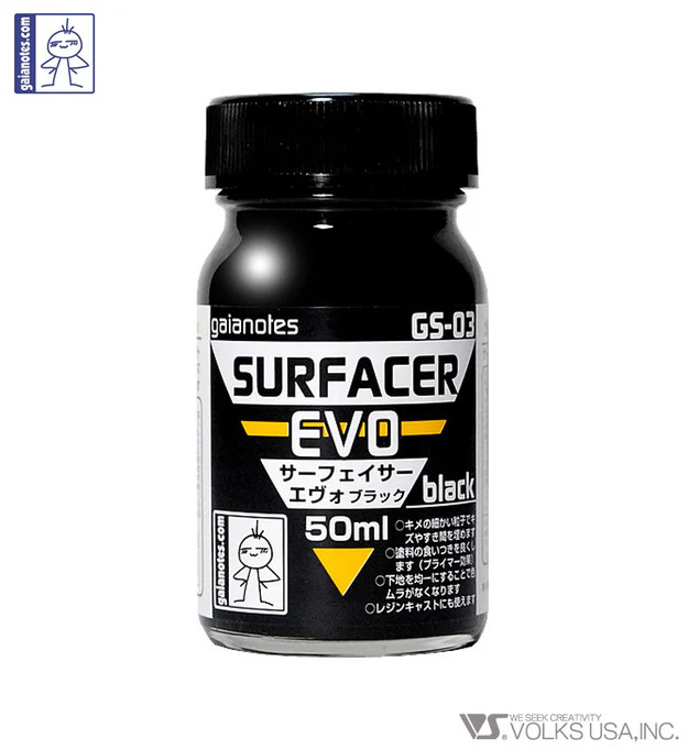 S-03 - Black (Surfacer Evo)