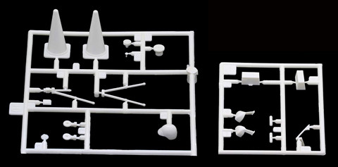 1/24 Police Car Parts Set