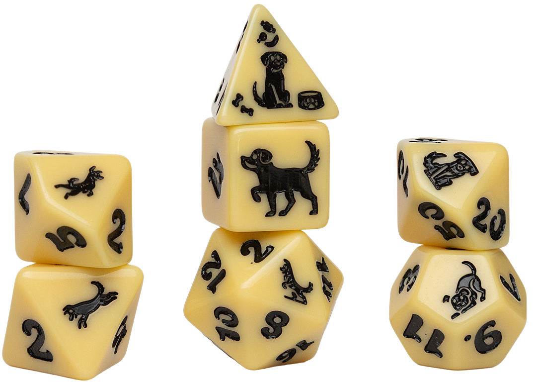 SD ANIMALS GOLDEN PUP 7-DIE SET (96)