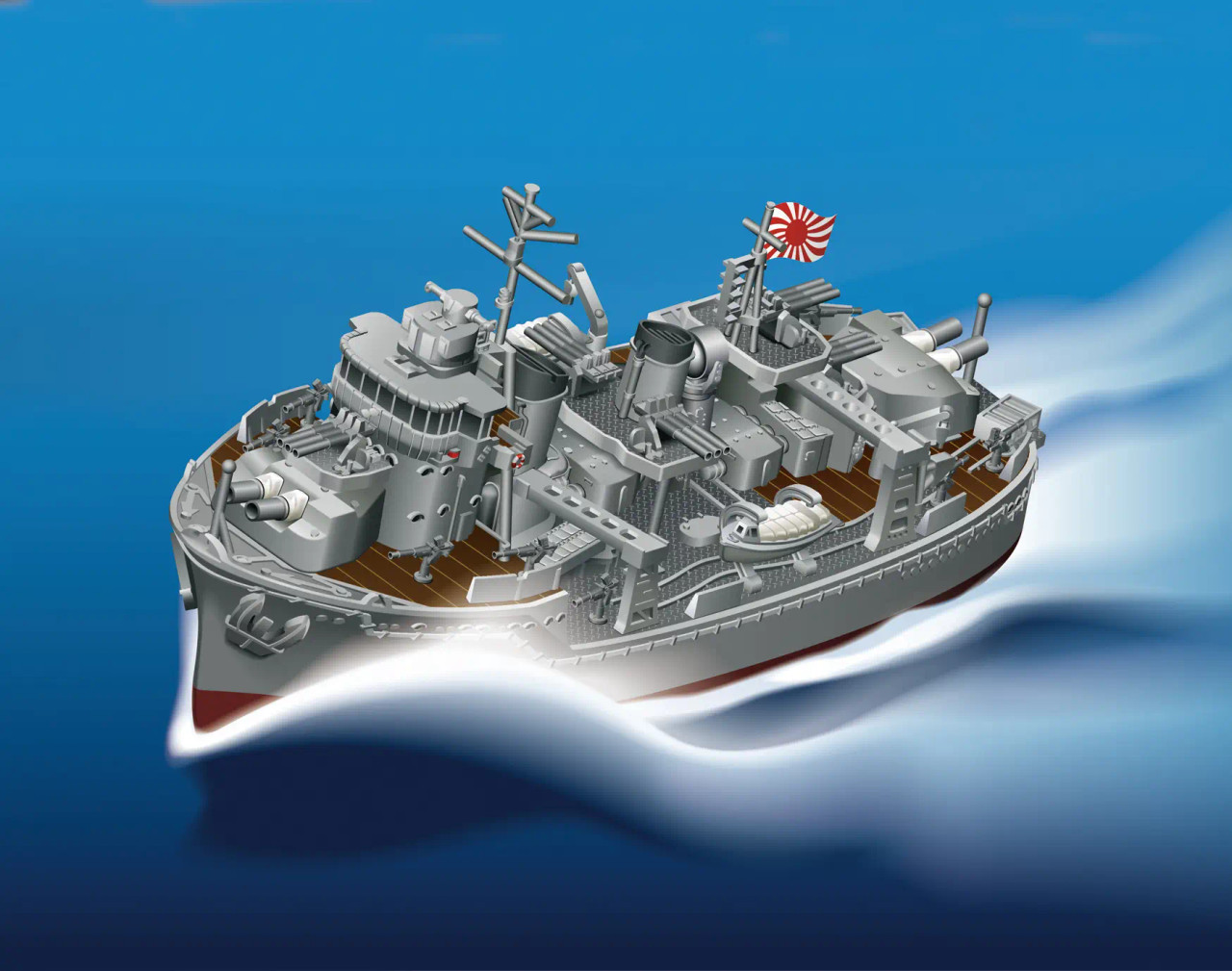 Qstyle EX Series, Chibimaru Ship Yukikaze (with Etching Parts)