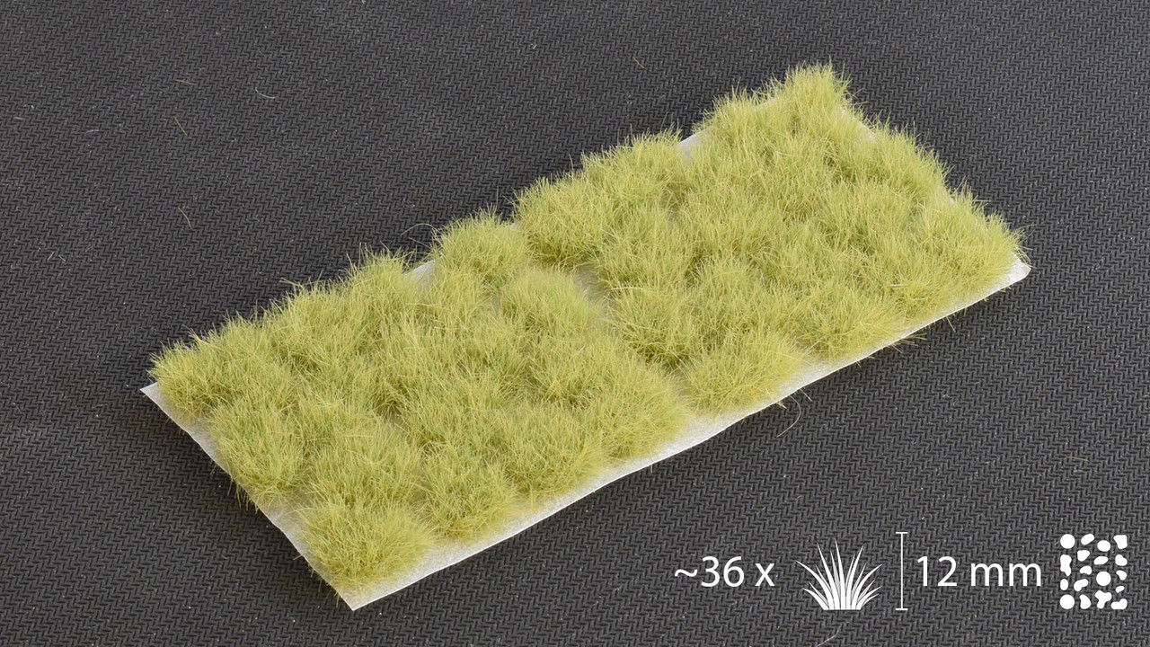 GG12LG - Grass Tufts: Light Green XL 12mm - Wild