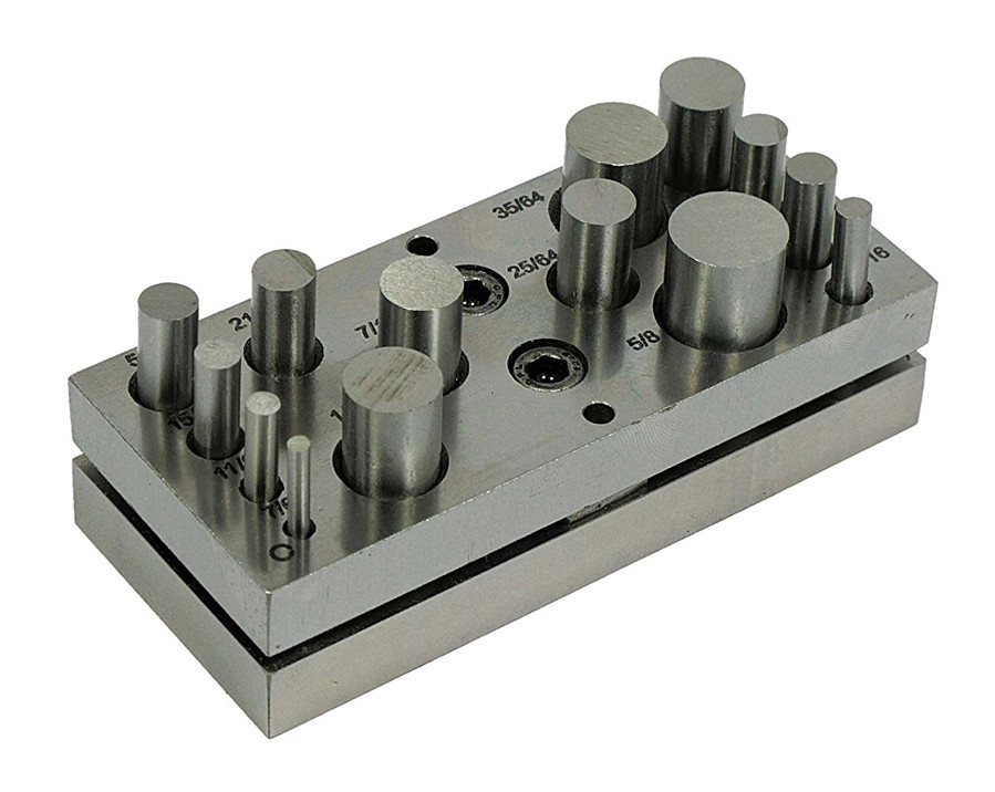 Disc Cutter with 14 Punch 7/64" to 5/8" Jeweler's Set, Round Cutting