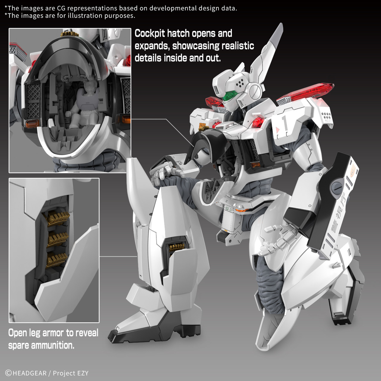 PATLABOR RG 1/48 AV-98Plus Ingram (Ingram･Plus)