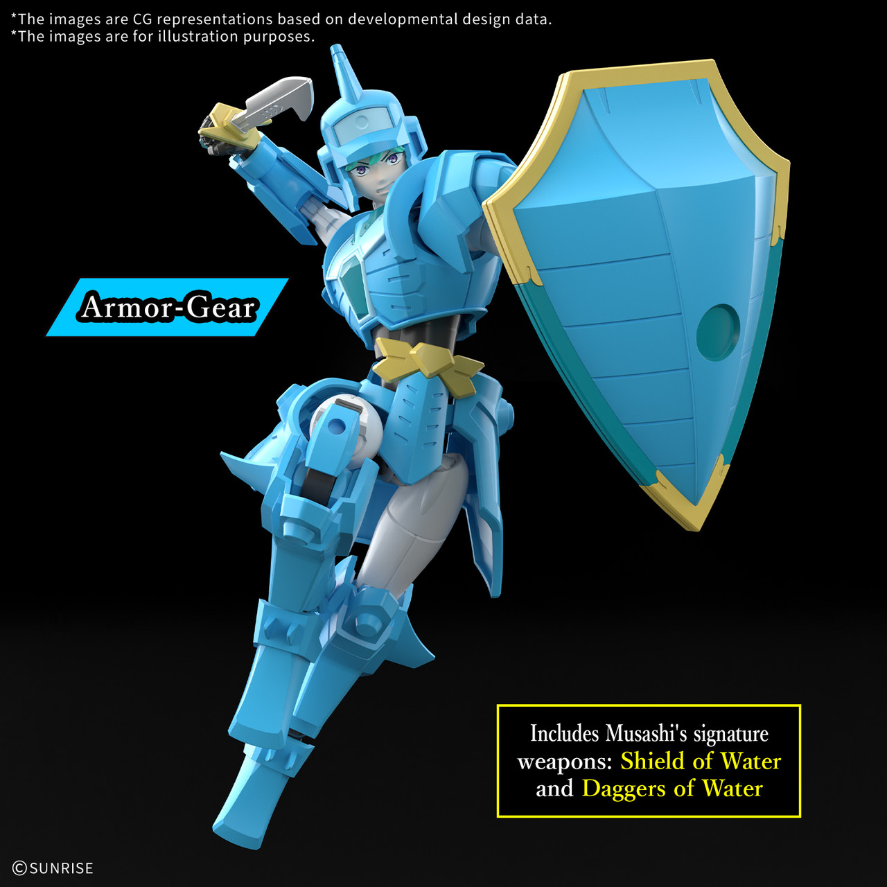 30MF Samurai Troopers Musashi Of The Water "Samurai Trooper Yoroi-Shinden"