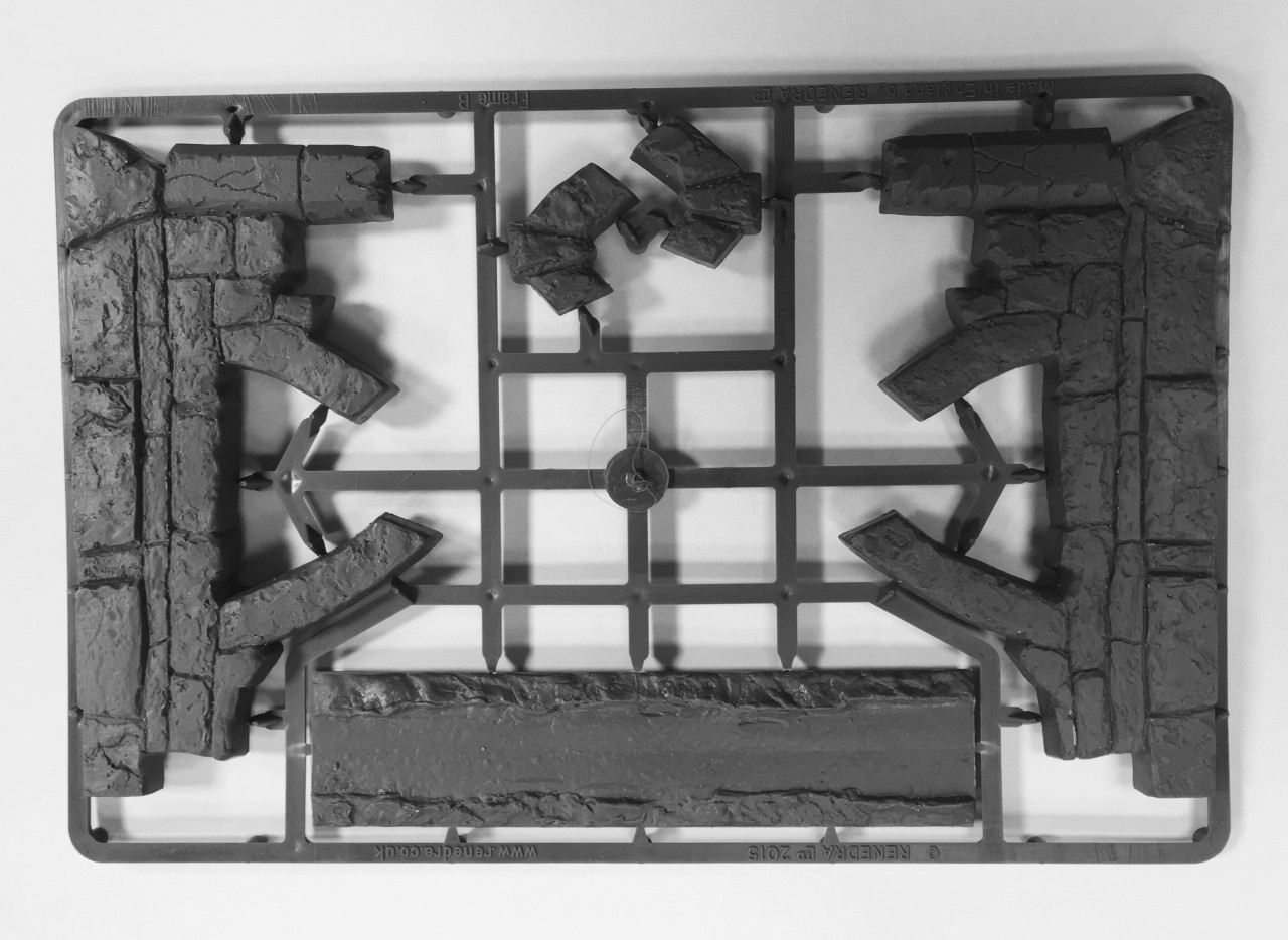 SCENERY: 28mm Ruins Frame B - RENRNRUINSB