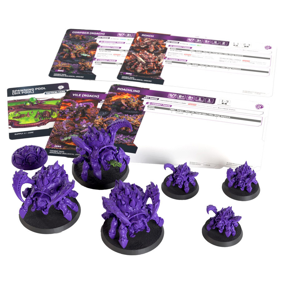 [PREORDER] StarCraft The Miniatures Game: Zerg - Roach Expansion Set