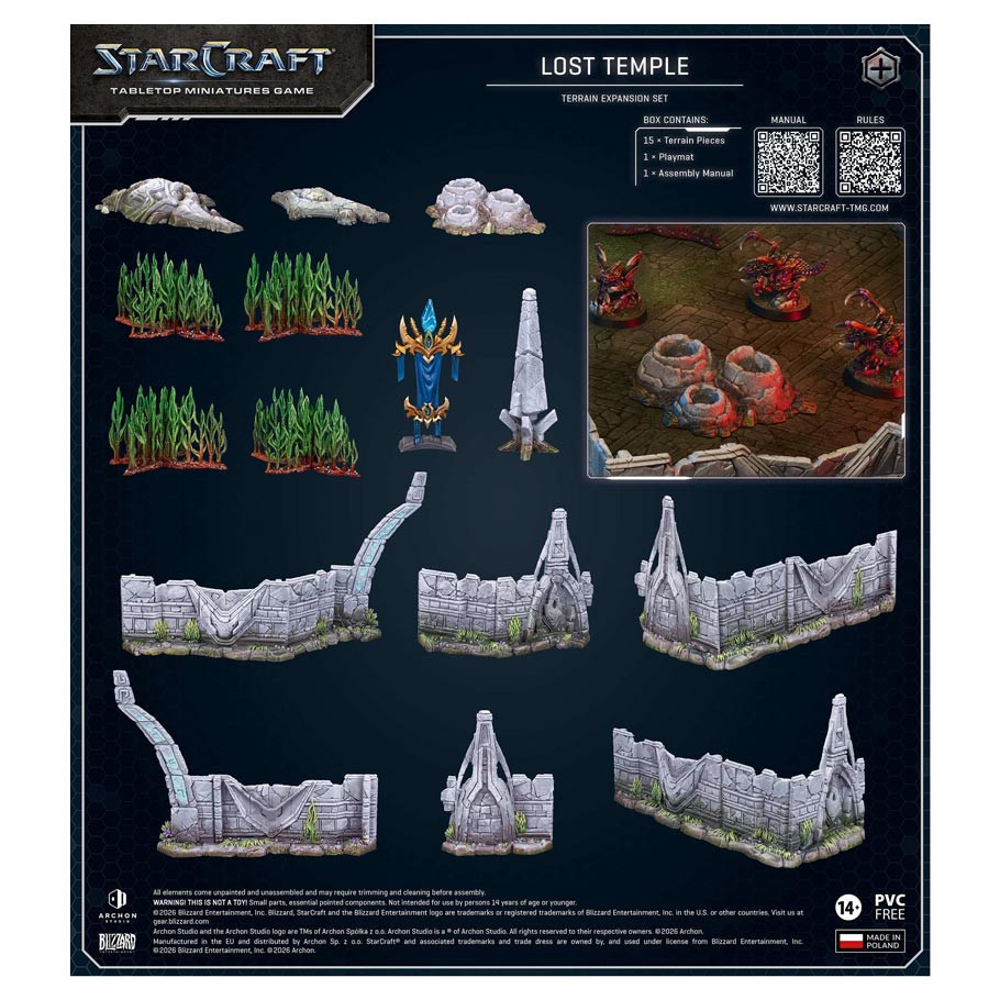 [PREORDER] StarCraft The Miniatures Game: Terrain - Lost Temple Expansion Set