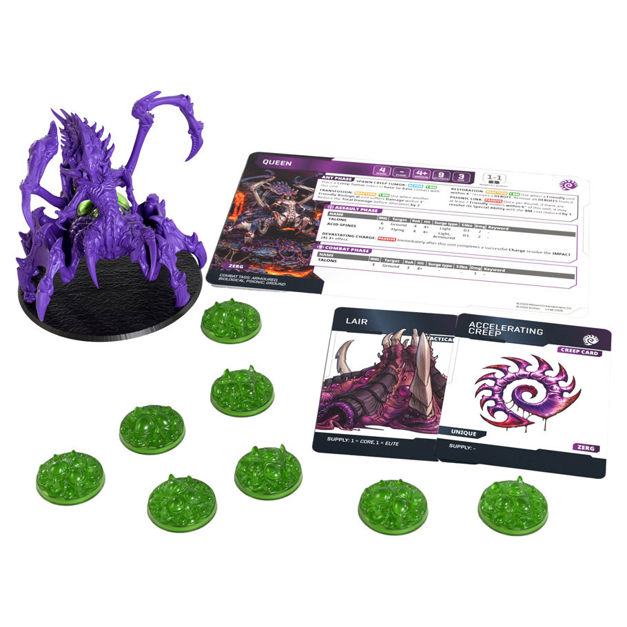 [PREORDER] StarCraft The Miniatures Game: Zerg - Queen Expansion Set