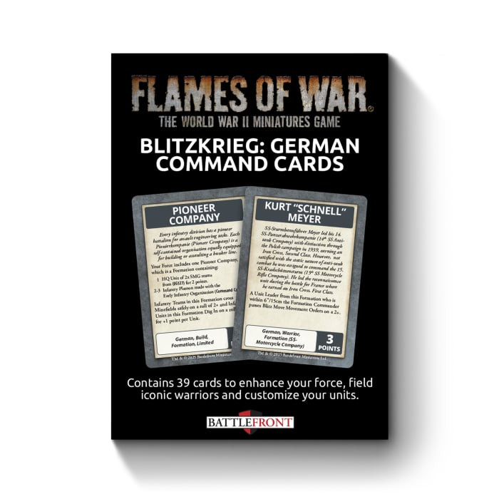 Blitzkrieg German Command Cards - FW281GC