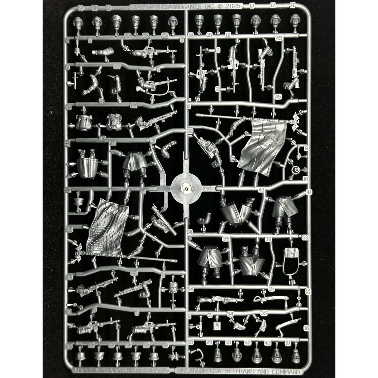 28mm Marcher: USA Veterans and Command