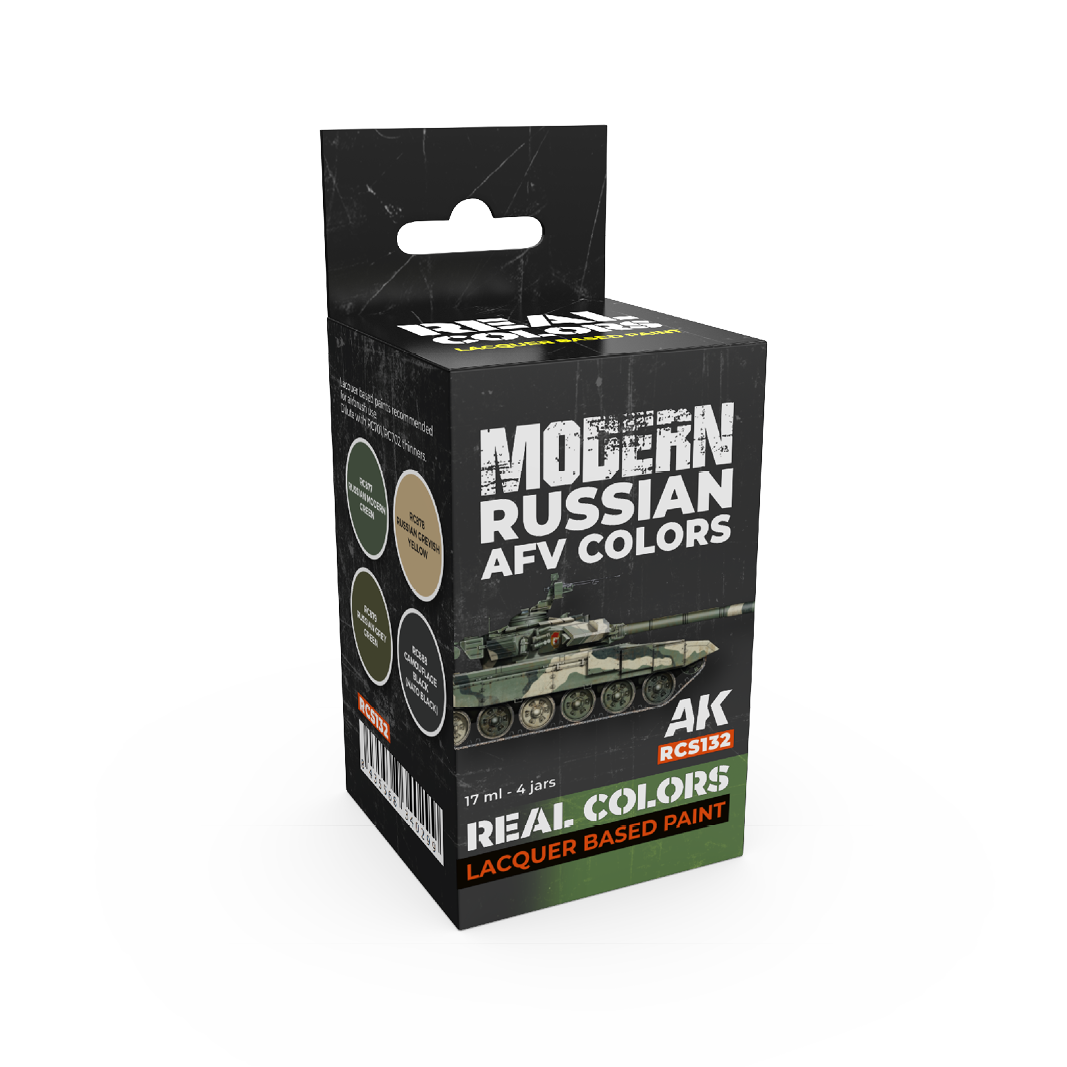 RCS132 - Real Colors Modern Russian AFV Colors Set (Set of 4)