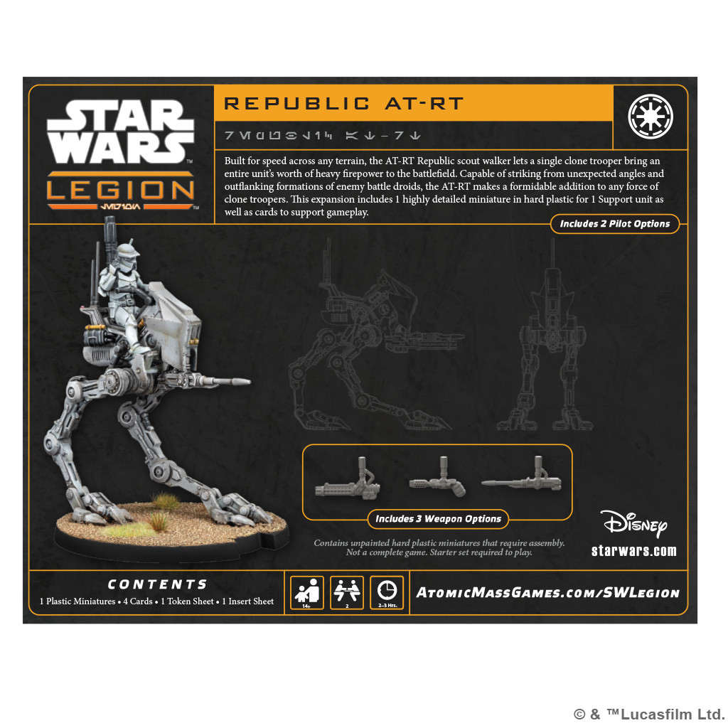 SWQ198 - Star Wars Legion: Republic AT-RT