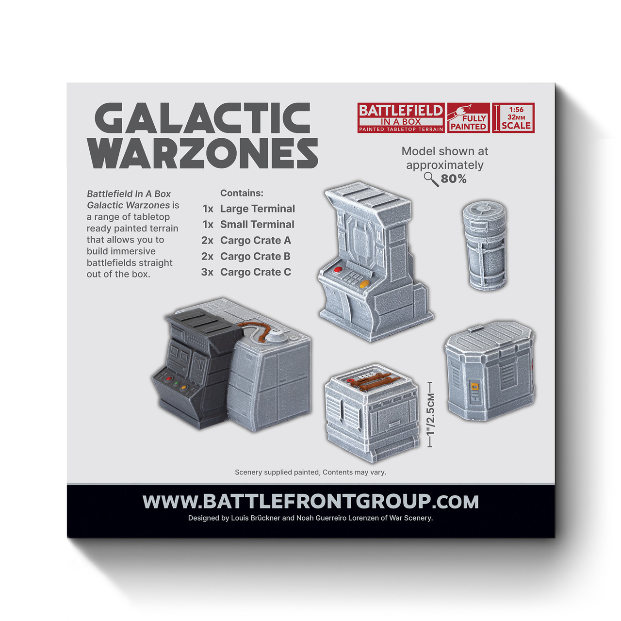 Galactic Warzones: Rebel Outpost - Scatter  Terrain (x9) - BB743