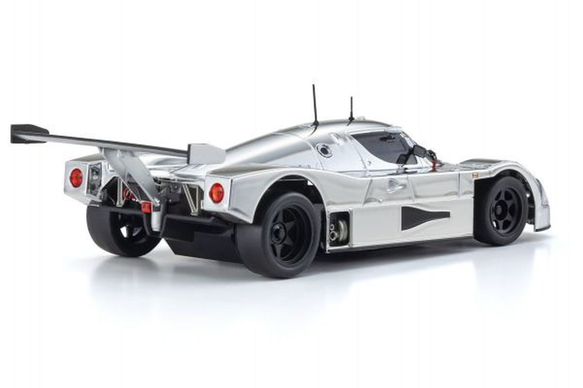 MINI-Z: RWD - MR04 Sauber-Mercedes Gruppe-C Rennsportwagen C 9, Chrome Silver w/Gyro