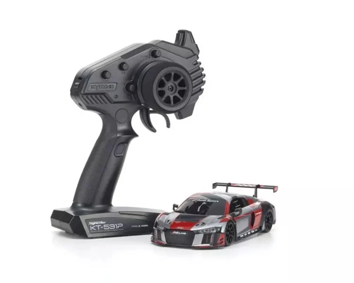 MINI-Z: RWD - Audi R8 LMS 2016 Body (Grey/Red), Readyset