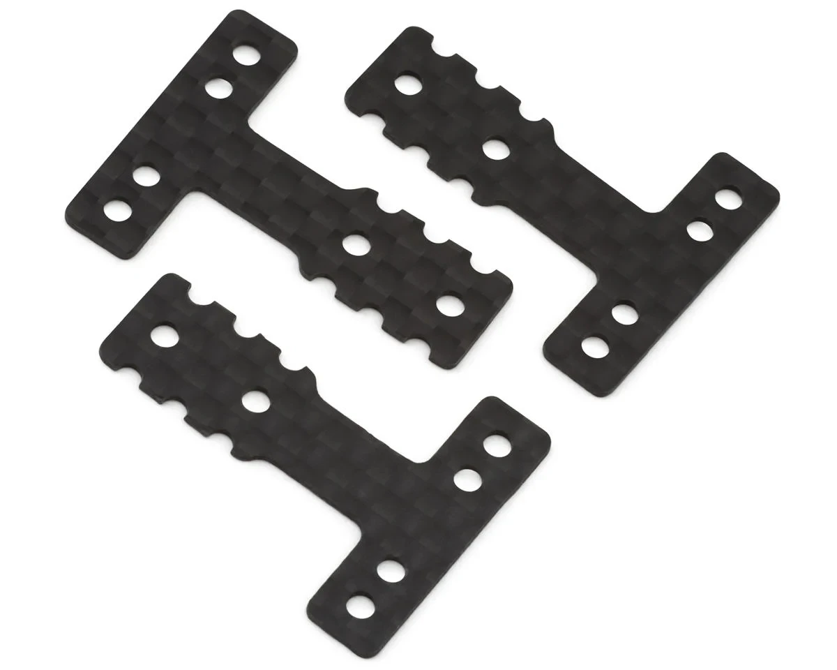 Mini-Z MR-03 MM/LM Carbon Fiber Rear Suspension Plates (Soft) (3)
