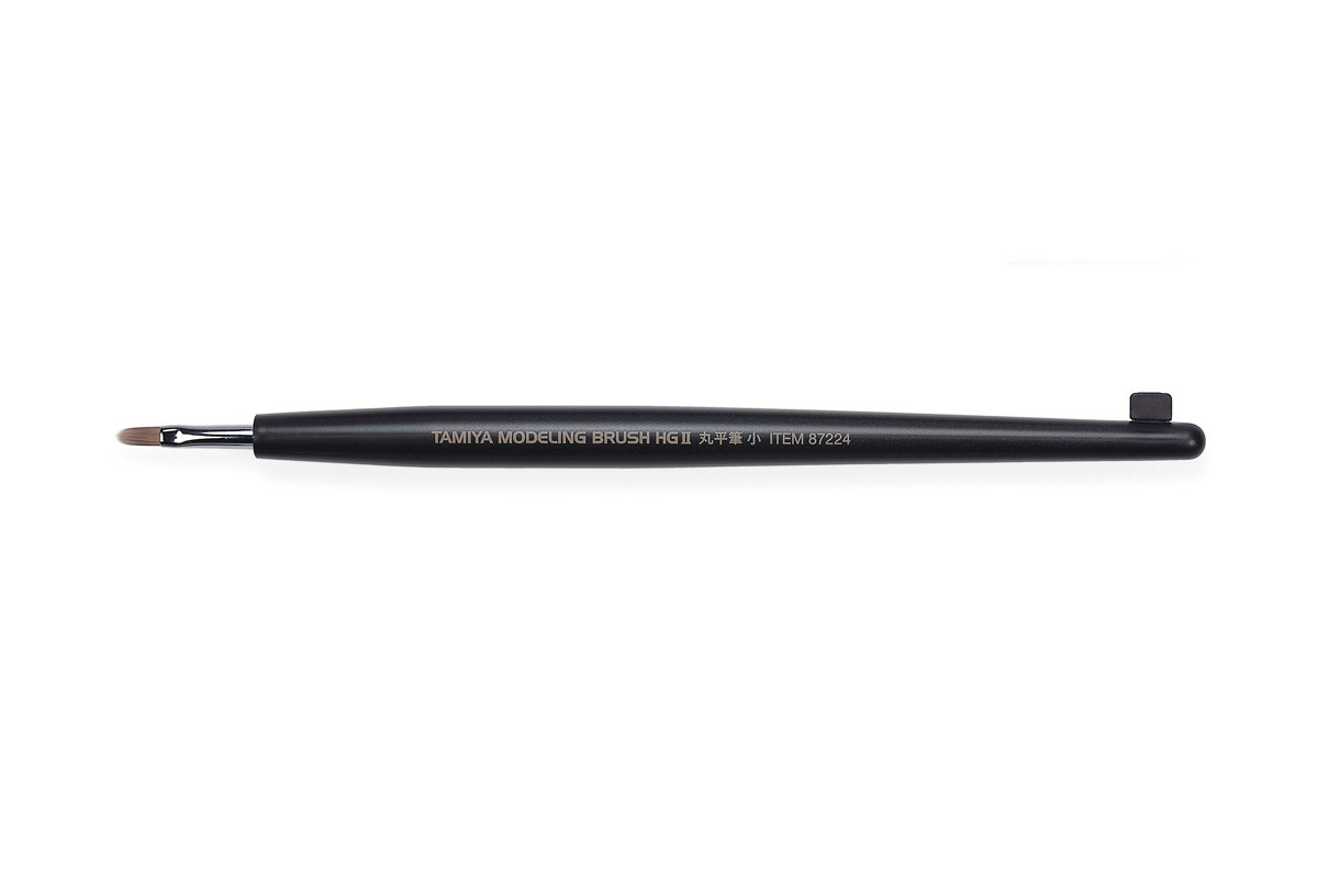 Tamiya Modeling Brush HG II Rounded Flat Brush, Small - 87224