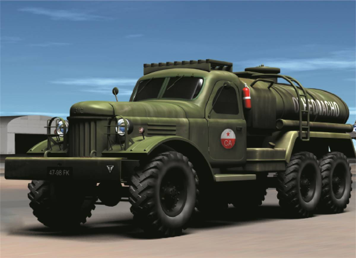 1/72 CAMION-ZIL-157 SOVIET FUEL TRUCK 1/35