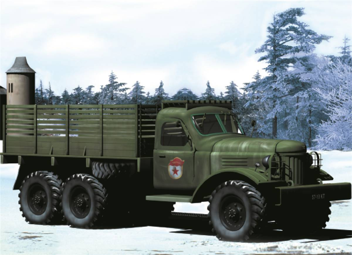 1/72 CAMION-ZIL-157 SOVIET ARMY TRUCK 1/35