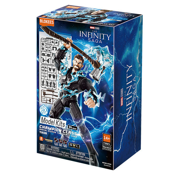 Marvel Blokees: 5.3-inch Champion Class Model Kit- CC02 Infinity SAGA Thor