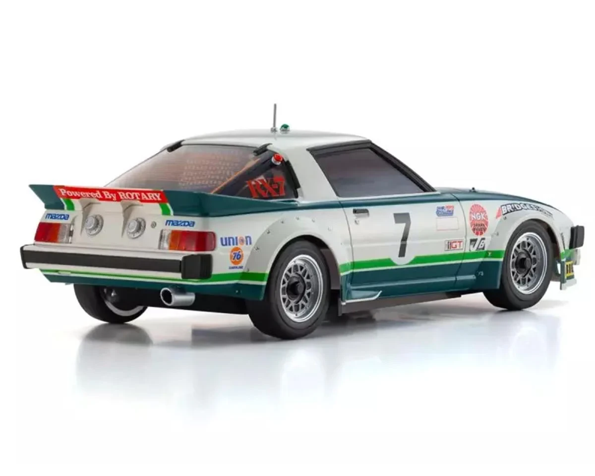 MINI-Z: RWD - MR-04 1979 Mazda Savanna RX-7 Body (Green/White), Readyset